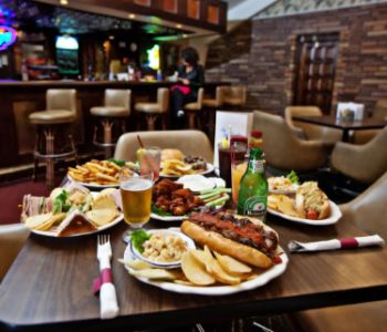 a photo of food served at the hideaway hills golf club restaurant